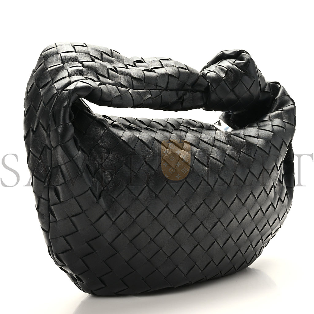 BOTTEGA VENETA NAPPA INTRECCIATO TEEN JODIE HOBO BLACK (36*21*6cm) BOTTEGA VENETA NAPPA INTRECCIATO TEEN JODIE HOBO BLACK (36*21*6cm)